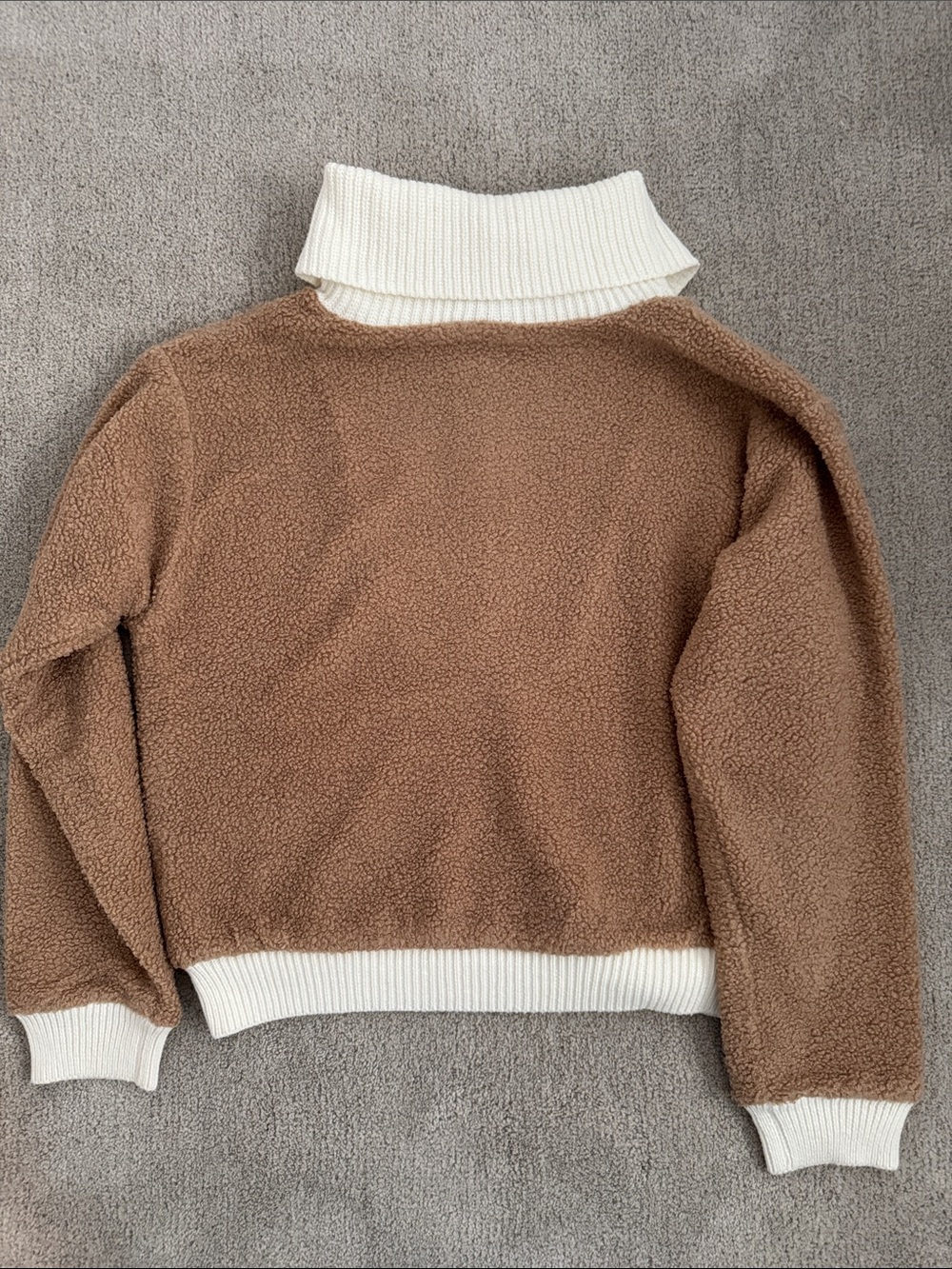 Anthropologie Dolan Left Coast Sherpa Quarter-Zip Jumper - Picture 7 of 7